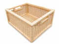 CraftCane Handmade Malaysian Cane Storage Basket | Woven Organizer Basket for Home Décor