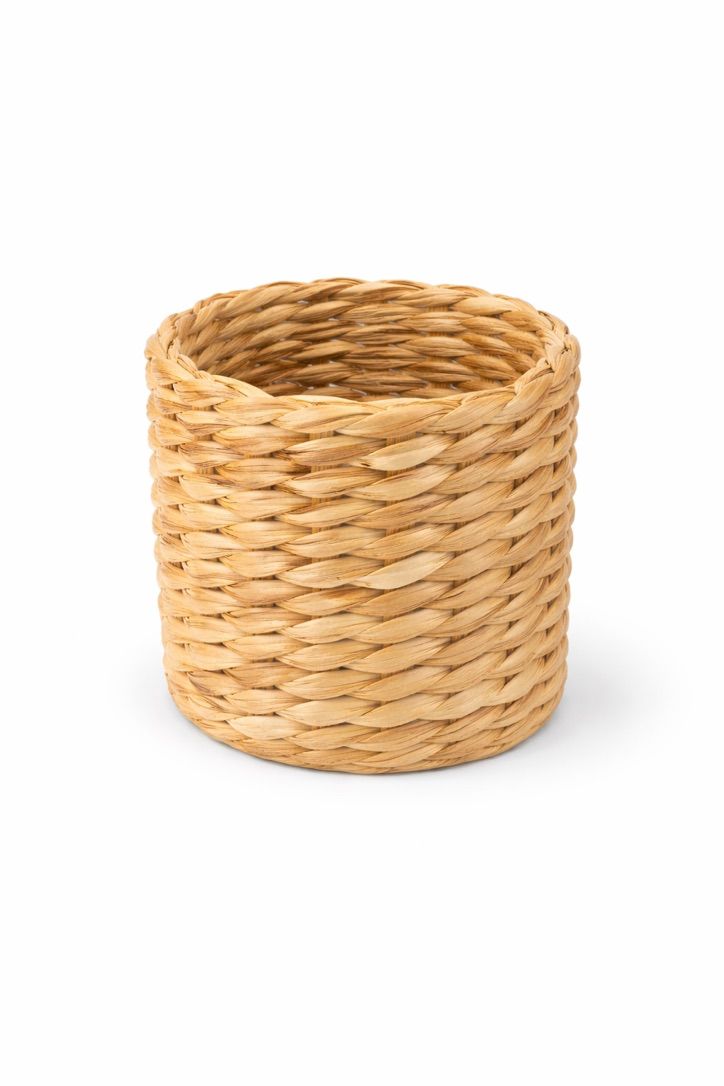 Handwoven Natural Desk Organizer | Eco-Friendly Pen Holder by CraftCane