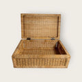Premium Malaysian Cane Organizer Box | Handwoven Storage Basket
