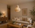CraftCane Decorative Hanging Lamp | Handmade Woven Ceiling Light