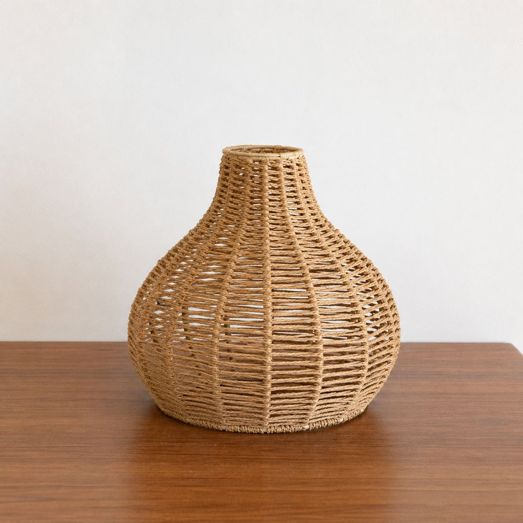 CraftCane Handmade Rope Hanging Lamp | Modern Woven Pendant Light