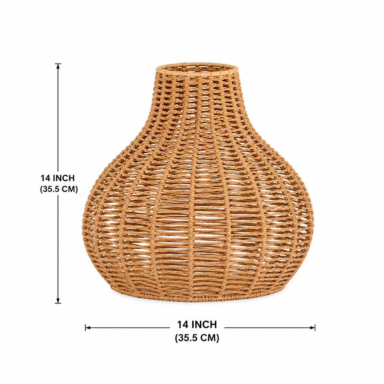 CraftCane Handmade Rope Hanging Lamp | Modern Woven Pendant Light